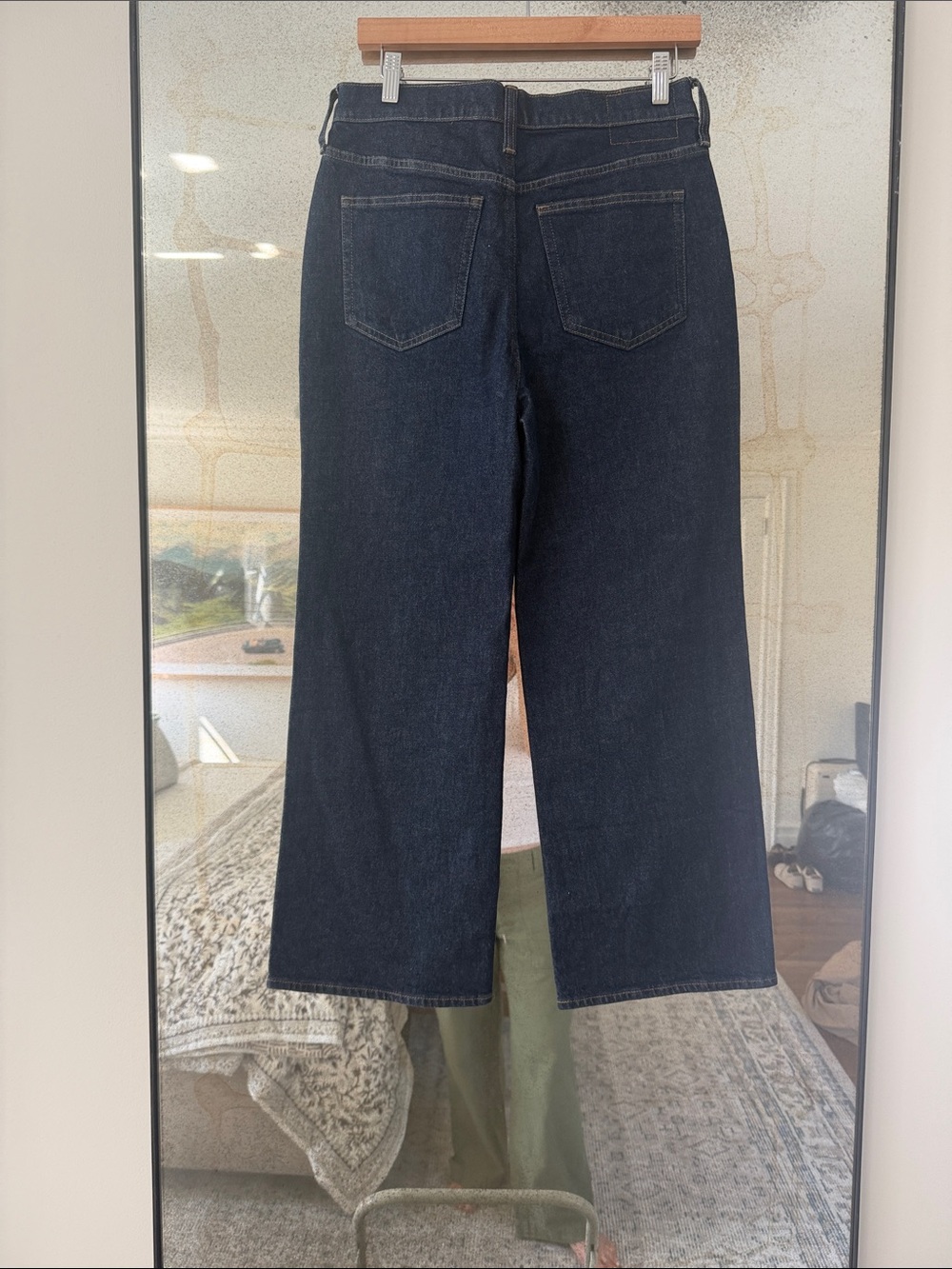 J. Crew Dark Indigo Wide-Leg Jeans - Picture 3 of 3